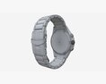 Wristwatch With Steel Bracelet 01 Modello 3D