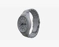 Wristwatch With Steel Bracelet 01 Modèle 3d