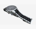 Wristwatch With Steel Bracelet 03 3Dモデル