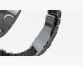 Wristwatch With Steel Bracelet In Box 01 3Dモデル