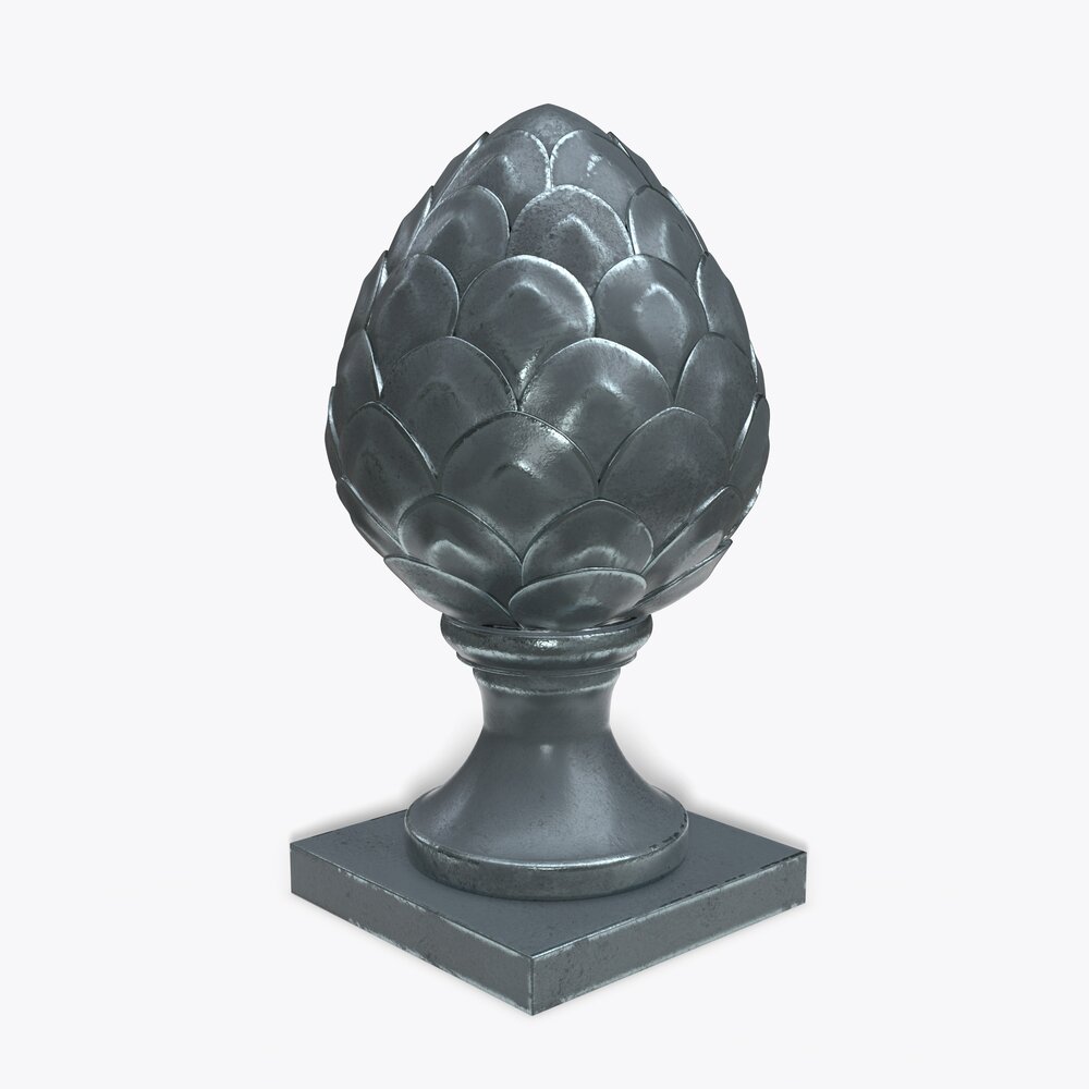 Fir Cone Sculpture Modèle 3d