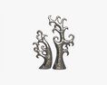 Abstract Tree Ceramic Figurine Set 06 V3 3D模型