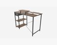 Adjustable Tiltable Drawing Table Modello 3D