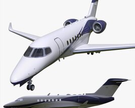 Aircraft Cessna Citation Longitude 3D model