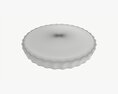Apple Pie French With Plate 01 Modello 3D