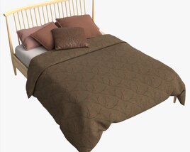 Bed Kingsize Ercol Salina 3D model