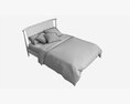 Bed Kingsize Ercol Salina 3d model
