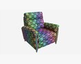 Chair Recliner Ercol Mondello Modello 3D