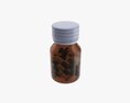 Medicine Glass Bottle With Pills 3d model