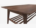 Coffee Table Ercol Lugo 3D-Modell