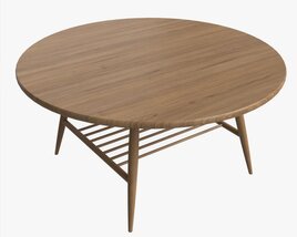 Coffee Table Ercol Shalstone John Lewis Modelo 3D