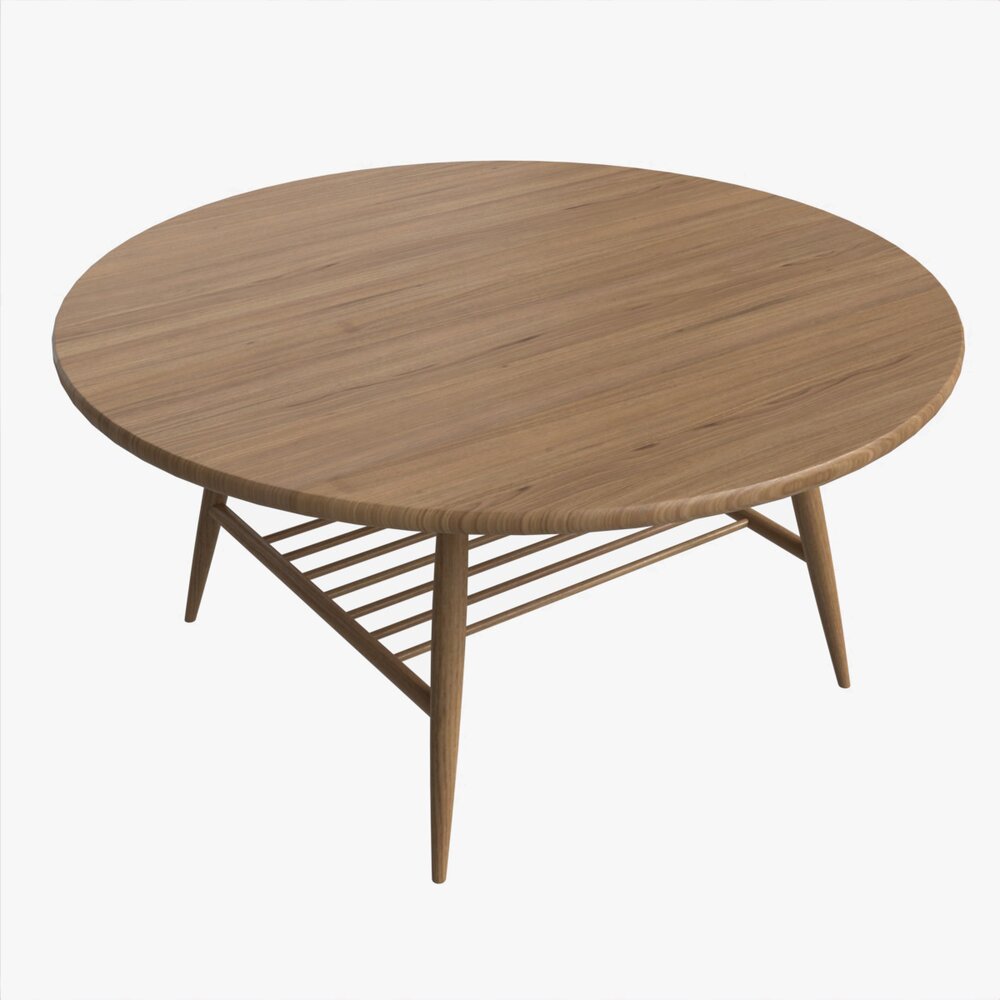 Coffee Table Ercol Shalstone John Lewis Modèle 3D