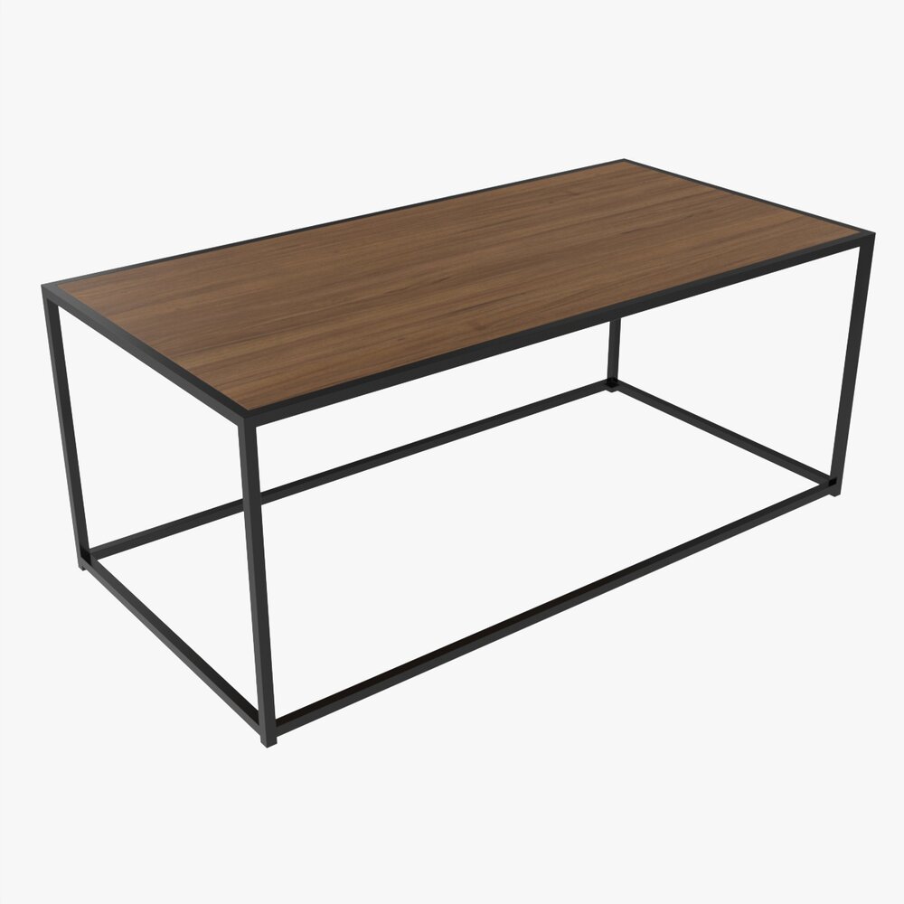 Coffee Table Seaford Rectangle 3D 모델 