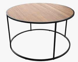 Coffee Table Seaford Round 3D model