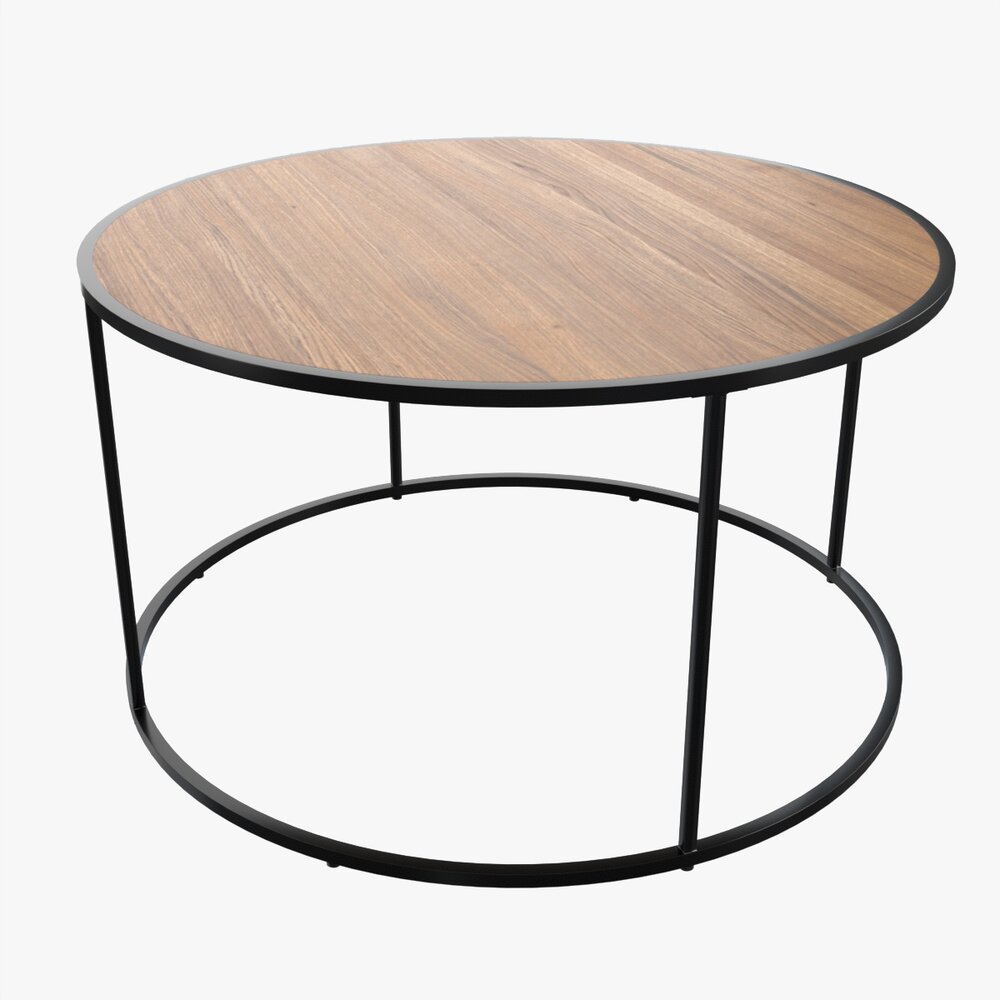Coffee Table Seaford Round 3d model