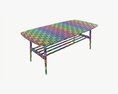 Coffee Table Woodstock Rectangle 3D-Modell