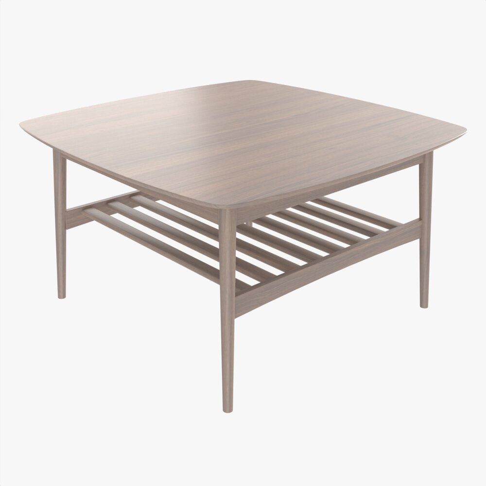Coffee Table Woodstock Square 3D 모델 