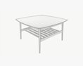 Coffee Table Woodstock Square 3D модель
