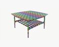 Coffee Table Woodstock Square Modelo 3D