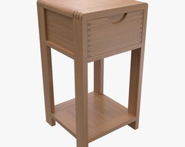 Compact Side Table Ercol Bosco 3D-Modell
