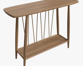 Console Table Ercol Shalstone John Lewis 3D 모델 
