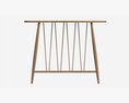 Console Table Ercol Shalstone John Lewis 3D-Modell