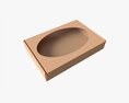 Corrugated Cardboard Box With Window 01 3D-Modell
