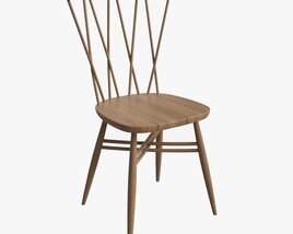 Dining Chair Ercol Shalstone John Lewis Modèle 3D