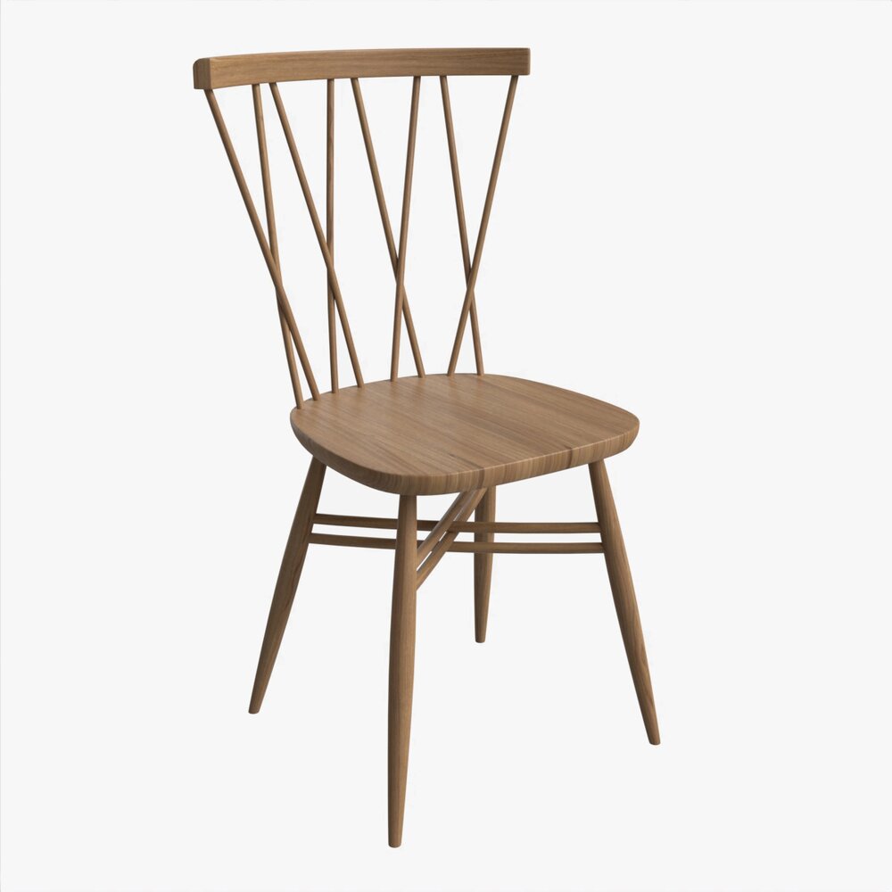 Dining Chair Ercol Shalstone John Lewis Modello 3D