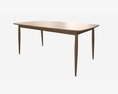 Dining Table Extending Ercol Shalstone John Lewis 3Dモデル