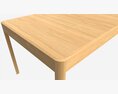 Dining Table Medium Ercol Mia 3D 모델 