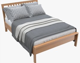 Double Bed Ercol Bosco Modelo 3d
