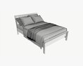 Double Bed Ercol Bosco Modelo 3D