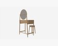 Dressing Table With Stool Ercol Salina Modello 3D