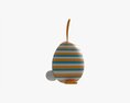 Easter Egg Rabbit-like Decorated Modèle 3d