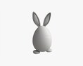 Easter Egg Rabbit-like Decorated Modelo 3D