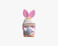 Easter Plush Doll Gnome With Egg 01 Modelo 3d