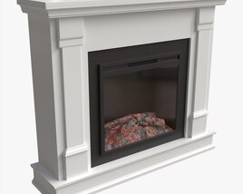 Electric Fireplace Silverton 48 3D model