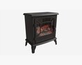 Electric Heater Fireplace Lokatse Home 03 Modelo 3d