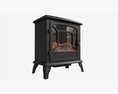Electric Heater Fireplace Lokatse Home 03 3D модель