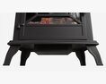 Electric Heater Fireplace Lokatse Home 03 3D-Modell