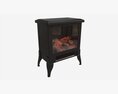 Electric Heater Fireplace Lokatse Home 04 3d model