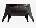 Electric Heater Fireplace Lokatse Home 04 3D 모델 