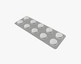 Pills In Blister Pack 03 3D модель