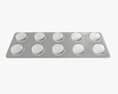 Pills In Blister Pack 03 Modèle 3d