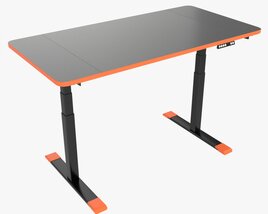 Electric Height Adjustable Standing Desk 3D model