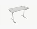 Electric Height Adjustable Standing Desk Modelo 3D