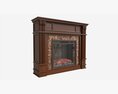 Hidden Media Shelf Fireplace Tantramar Modello 3D