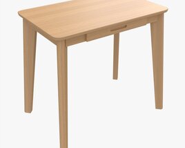 Home Office Workbench Desk With Drawer Modelo 3d