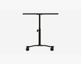 Laptop Cart Desk With Adjustable Height Modello 3D
